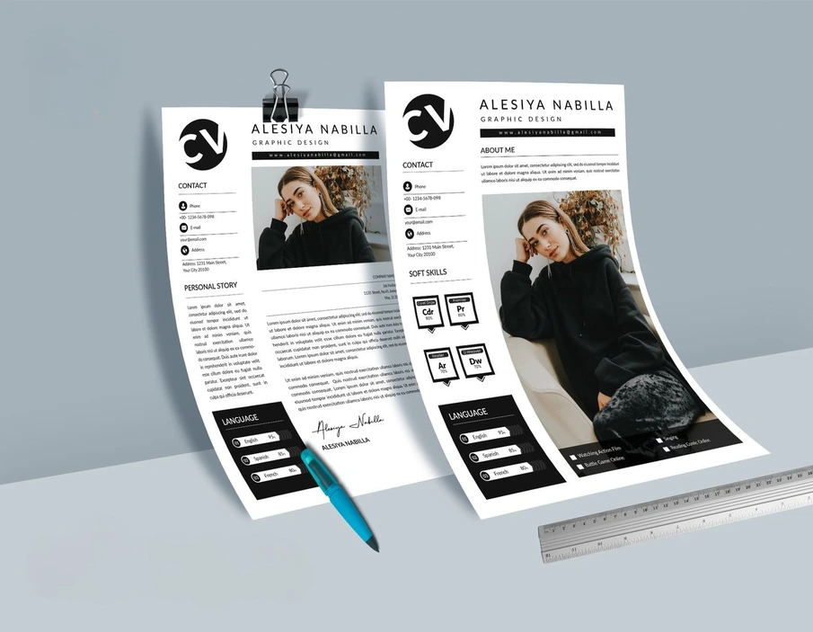 Resume Graphic Design-Webesko-Portfolio